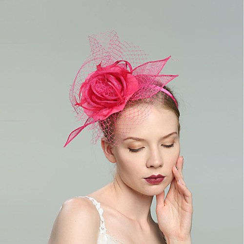 

Лен Fascinators с Однотонные 1шт Свадьба / Особые случаи Заставка