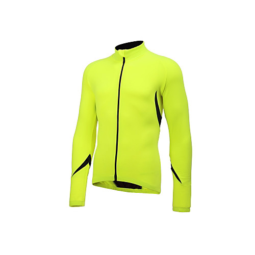 фото Jaggad муж. велокуртки велоспорт джерси зимняя куртка с защитой от ветра дышащий виды спорта сплошной цвет эластан лайкра зима красный / зеленый / синий горные велосипеды шоссейные велосипеды одежда Lightinthebox