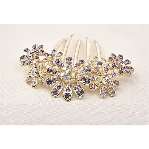 

Камни и кристаллы / Сплав Расчески с Crystal / Rhinestone 1 шт. Вечеринка / ужин / Повседневные Заставка