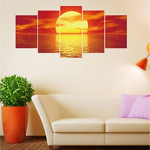

Decorative Wall Stickers - Plane Wall Stickers / 3D Wall Stickers Landscape / Shapes Living Room / Bedroom