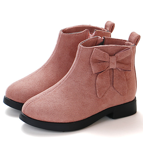 

Girls' Bootie Synthetics Boots Little Kids(4-7ys) / Big Kids(7years ) Black / Brown / Burgundy Fall / Winter