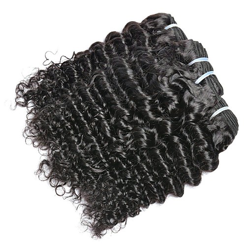 

4 Bundles Vietnamese Hair Deep Wave Human Hair Unprocessed Human Hair Natural Color Hair Weaves / Hair Bulk Extension Bundle Hair 8-28 inch Natural Color Human Hair Weaves Sexy Lady Hot Sale Thick