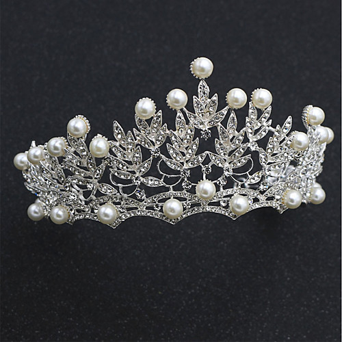 

Сплав Диадемы с Crystal / Rhinestone 1 шт. Свадьба / Особые случаи Заставка
