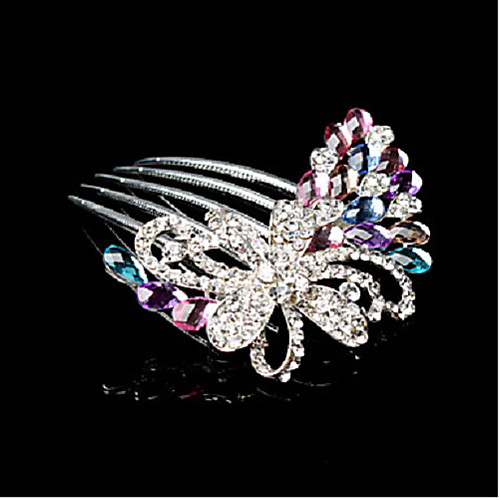 

Камни и кристаллы / Сплав Расчески с Crystal / Rhinestone 1 шт. Вечеринка / ужин / Повседневные Заставка