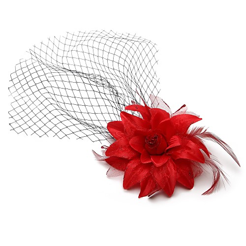 

Сеть Fascinators с Цветы 1шт Свадьба / Особые случаи / День рождения Заставка