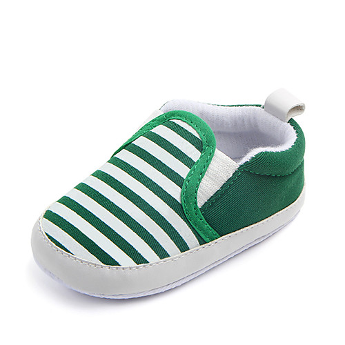 

Boys' / Girls' Comfort / First Walkers Canvas Flats Infants(0-9m) / Toddler(9m-4ys) Green / Beige Spring / Fall / Striped