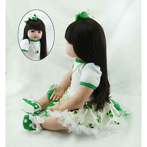 фото Npkcollection npk doll куклы реборн кукла для девочек девочки 24 дюймовый новорожденный как живой подарок ручная работа безопасно для детей non toxic детские девочки игрушки подарок Lightinthebox