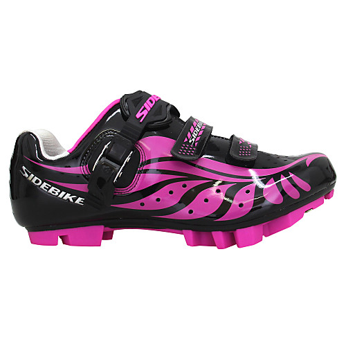 фото Sidebike обувь для горного велосипеда углеволокно дышащий противозаносный велоспорт фиолетовый жен. обувь для велоспорта / дышащая сетка Lightinthebox