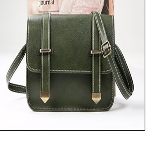 

Women's Solid PU Shoulder Messenger Bag Wine / Dark Green / Khaki