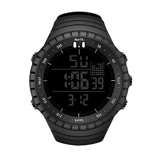 

Men's Sport Watch Digital Watch Digital Silicone Black Cool Digital Casual - Black Red Blue