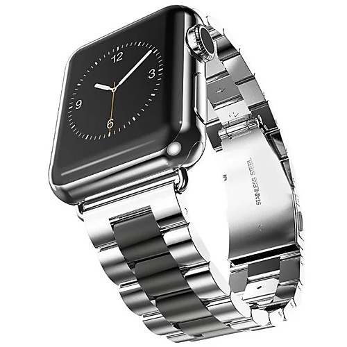 

Нержавеющая сталь Ремешок для часов Ремень для Apple Watch Series 4/3/2/1 Черный / Золотистый 23см / 9 дюйма 2.1cm / 0.83 дюймы