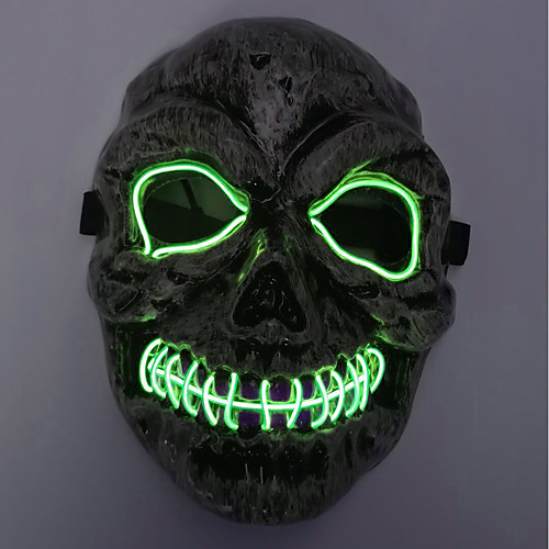 

Брелонг Хэллоуин ужас призрак череп холодный свет светящаяся маска 1 шт