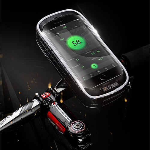 фото Бардачок на руль 5.7-6.3 дюймовый сенсорный экран водонепроницаемость велоспорт для велосипедный спорт черный Lightinthebox
