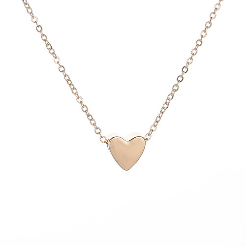 

Women's Pendant Necklace Necklace Friends European Romantic Casual / Sporty Sweet Chrome Gold 45 cm Necklace Jewelry 1pc For Street Festival