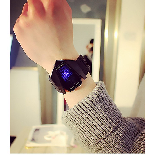 

Men's Couple's Sport Watch Digital Watch Digital Black / White Calendar / date / day Noctilucent Casual Watch Digital Casual Fashion - White Black