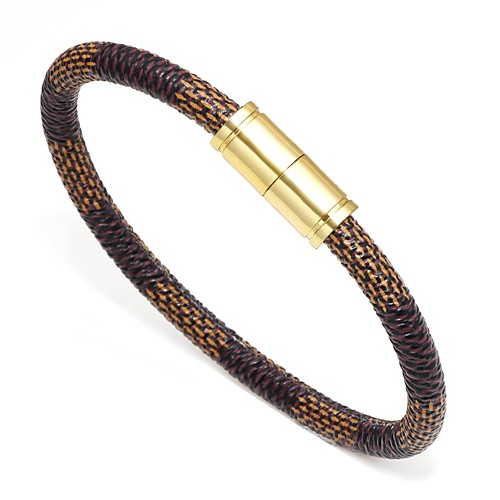 

Women's Leather Bracelet Classic Creative Ladies Simple Classic Leatherette Bracelet Jewelry White / Brown / Dark Gray For Gift Street