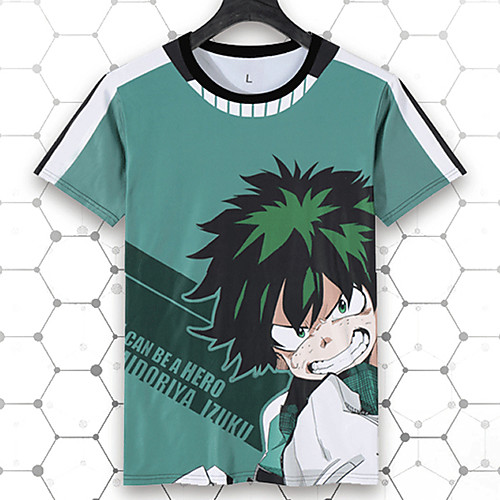 

My Hero Academy Battle For All / Boku no Hero Academia Midoriya Izuku T-shirt Poly / Cotton For Unisex