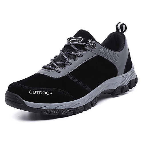 

Men's Comfort Shoes PU Fall Casual Athletic Shoes Hiking Shoes Breathable Black / Gray