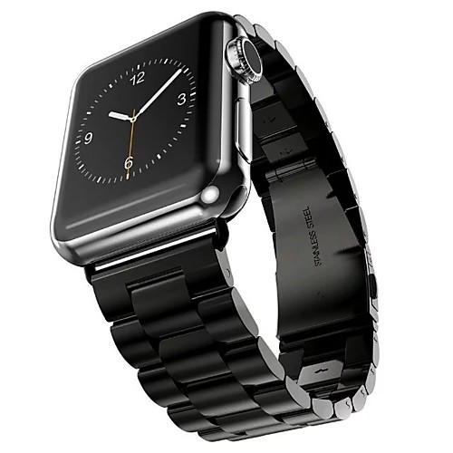 

Нержавеющая сталь Ремешок для часов Ремень для Apple Watch Series 4/3/2/1 Черный / Серебристый металл / Золотистый 23см / 9 дюйма 2.1cm / 0.83 дюймы