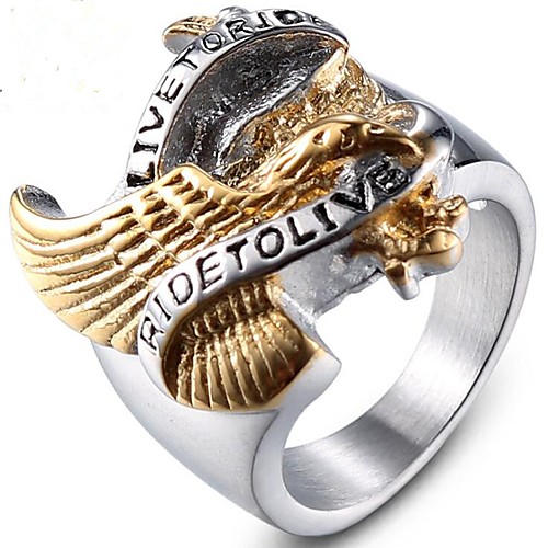 

Муж. Midi Ring 1шт Золотой Титановая сталь Геометрической формы Панк Свадьба Для вечеринок Бижутерия Старинный Cool