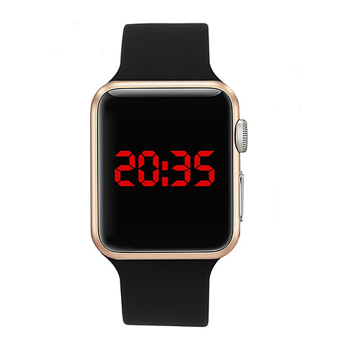 

Муж. электронные часы Цифровой Pезина Черный 30 m Защита от влаги Творчество Новый дизайн Цифровой На каждый день Мода - Лиловый Синий Розовое золото