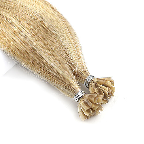 

Neitsi Fusion / с U-образным кончиком Расширения человеческих волос Прямой человеческие волосы Remy Натуральные волосы Бежевый Blonde / Bleached Blonde