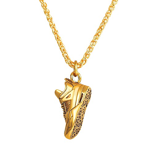 

Men's Pendant Necklace Classic Casual / Sporty Fashion Stainless Steel Gold Black Silver 55 cm Necklace Jewelry 1pc For Gift Daily