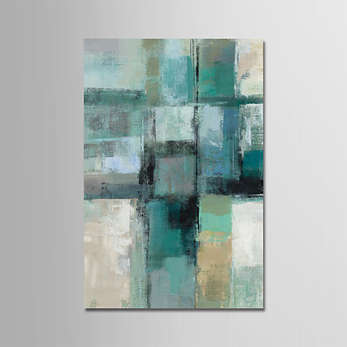 

Hang-роспись маслом Ручная роспись - Абстракция Modern Включите внутренний каркас / Растянутый холст