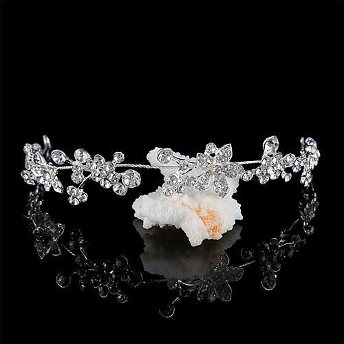 

Alloy Headbands with Crystal / Rhinestone 1 Piece Wedding / Special Occasion Headpiece