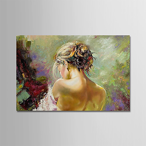 

Oil Painting Hand Painted - Abstract Modern Rolled Canvas