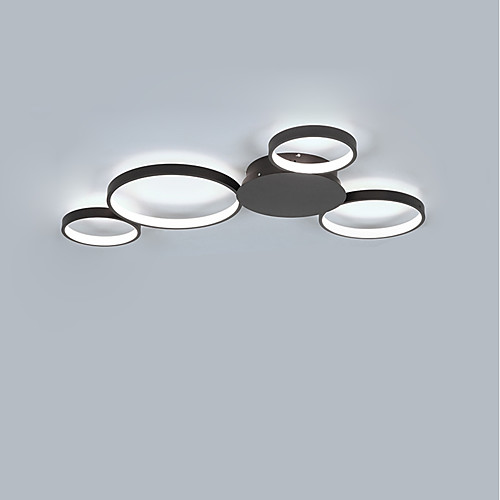 фото 4-light круглый потолочные светильники рассеянное освещение окрашенные отделки алюминий матовая, диммируемая, новый дизайн 110-120вольт / 220-240вольт Lightinthebox