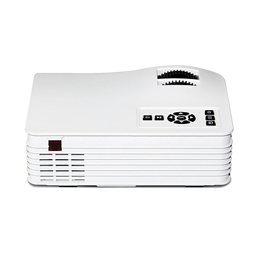

ЖК экран Бизнес-проектор Светодиодная лампа Проектор 1200 lm Другие ОС Поддержка 1080P (1920x1080) Экран / WVGA (800x480) / ±15°, Белый