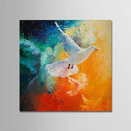 

Oil Painting Hand Painted - Abstract Modern Stretched Canvas