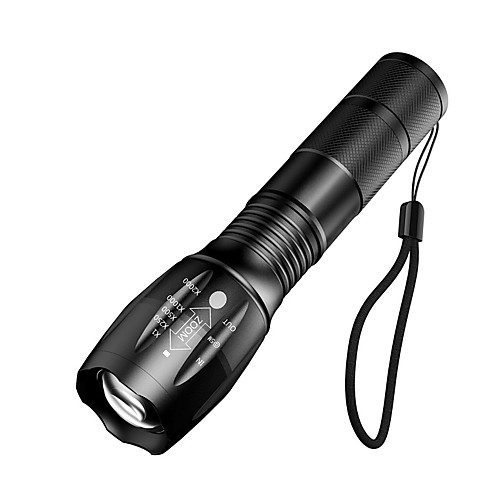 

UltraFire E17 Светодиодные фонари Светодиодная лампа LED 2000 lm 5 Режим освещения с батареей и зарядным устройством Масштабируемые, Фокусировка, Высокомощный, Черный