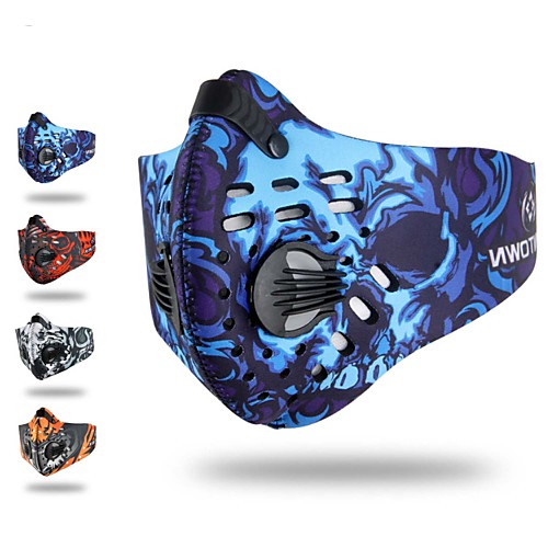

Sports Mask Pollution Protection Mask Headsweat Camo / Camouflage Cycling Fitness, Running & Yoga Detachable Fleece Limits Bacteria Bike / Cycling Red Blue Grey Spandex for Men's Women's Teen Adults'