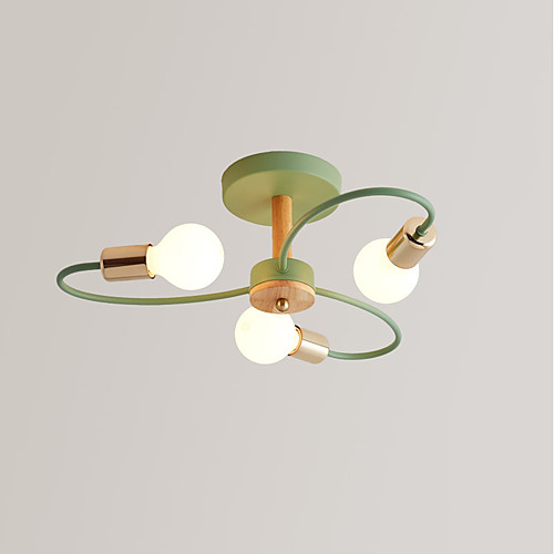 

3-Light Спутник Люстры и лампы Рассеянное освещение Окрашенные отделки Металл Мини, Новый дизайн 110-120Вольт / 220-240Вольт