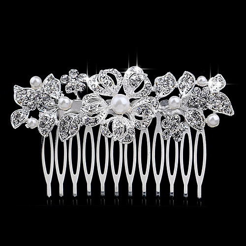 

Сплав Расчески / Инструмент для волос с Crystal / Rhinestone 1 шт. Свадьба / Особые случаи Заставка