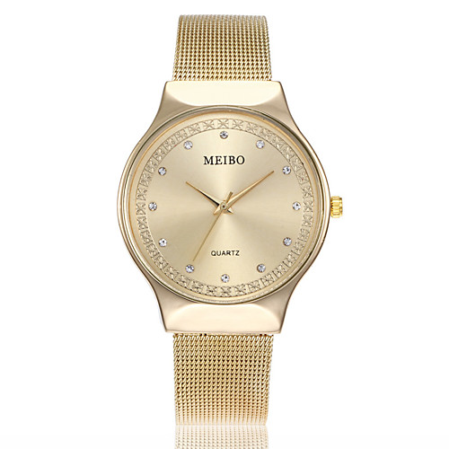 

Women's Wrist Watch Quartz Silver / Gold / Rose Gold Casual Watch Analog Ladies Fashion - Silver Golden Rose Gold