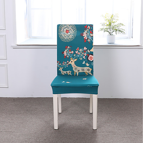 

Chair Cover Multi Color Reactive Print Polyester Slipcovers