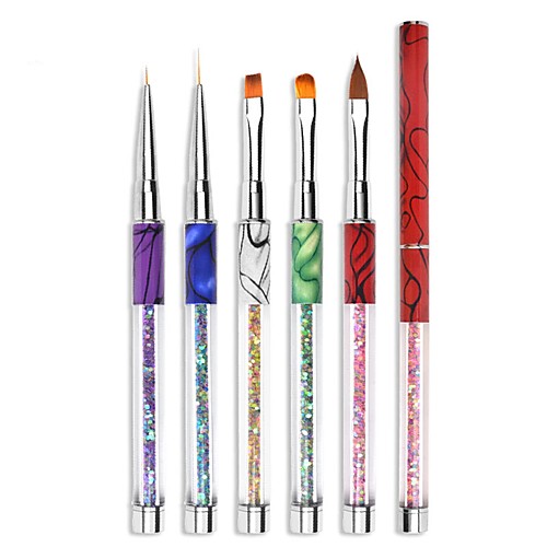 

1pc Crystal / Metal Nail Art Tool Nail Acrylic Brush Nail Painting Tools For Cuticle Finger Nail Toe Nail New Design / Durable Cartoon Series nail art Manicure Pedicure Korean / Fashion Daily