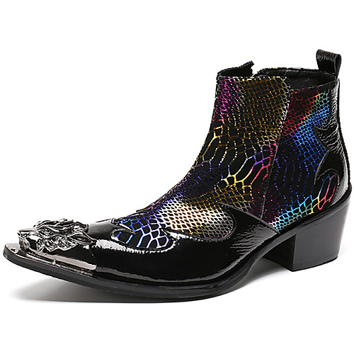 

Муж. Fashion Boots Наппа Leather Зима / Наступила зима На каждый день / Английский Ботинки Нескользкий Ботинки Черный / Винный / Для вечеринки / ужина