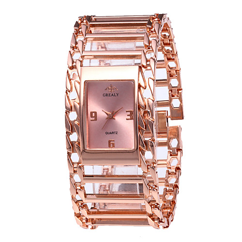 

Women's Luxury Watches Wrist Watch Gold Watch Quartz Stainless Steel Silver / Gold / Rose Gold 30 m New Design Casual Watch Analog Ladies Vintage Fashion - Silver Rose Gold Black / Rose Gold