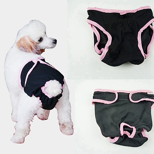 

Dogs Health Care Pants Cleaning Dog Clothes Black Purple Blue Costume Beagle Pug Bichon Frise Cotton Solid Colored Unique Design Simple Style XS S M L XL