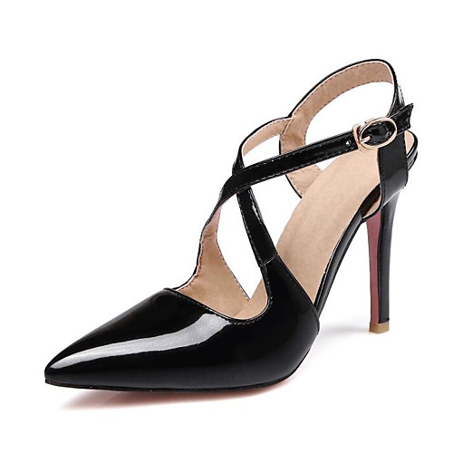 

Women's Heels Stiletto Heel PU Summer Black / Red / Pink / Daily