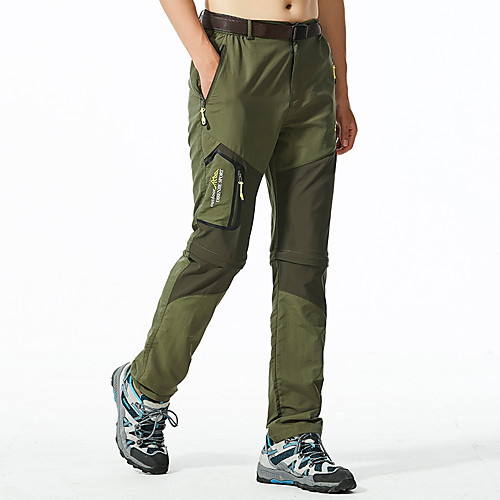

Men's Hiking Pants Convertible Pants / Zip Off Pants Outdoor Lightweight Breathable Quick Dry Stretchy Pants / Trousers Bottoms Camping / Hiking Hunting Fishing Dark Gray Khaki Black 4XL L XL XXL XXXL