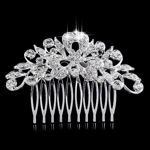 

Сплав Расчески / Инструмент для волос с Crystal / Rhinestone 1 шт. Свадьба / Особые случаи Заставка