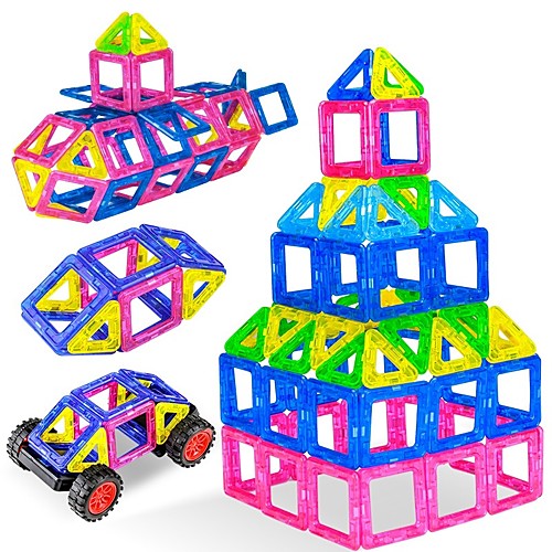 

Magnetic Tiles 3D Magnetic Blocks 38 pcs STEAM Toy Parent-Child Interaction Educational All Boys' Girls' Toy Gift / Kid's