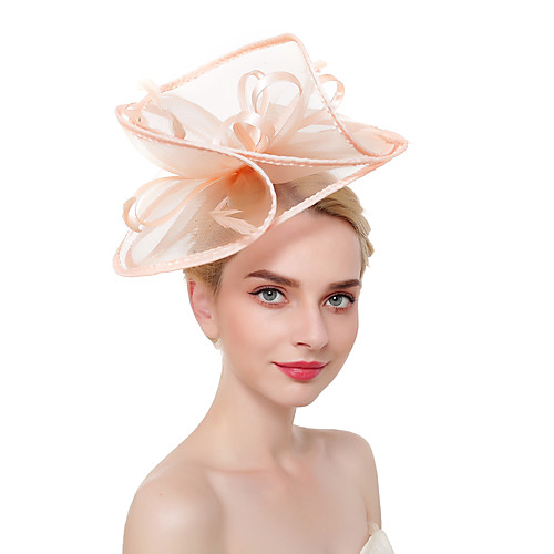 

Тюль / Перья Кентукки дерби шляпа / Fascinators / Аксессуары для волос с Пух 1 шт. Вечеринка / ужин / Работа / Свадьба Заставка