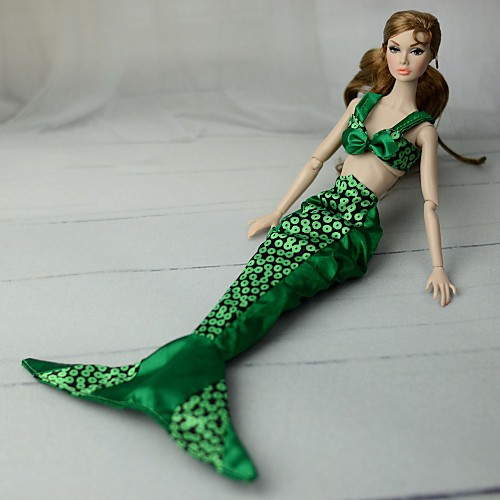 

Юбки и платья / Топы Юбки / Топ Для Barbiedoll Армейскийзеленый Нетканое полотно / Ткань Демин Кофты / Юбки Для Девичий игрушки куклы