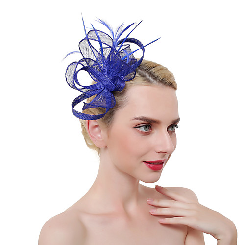 

Тюль / Перья Fascinators / Аксессуары для волос / Головные уборы с Пух 1 шт. Вечеринка / ужин / Работа / Свадьба Заставка